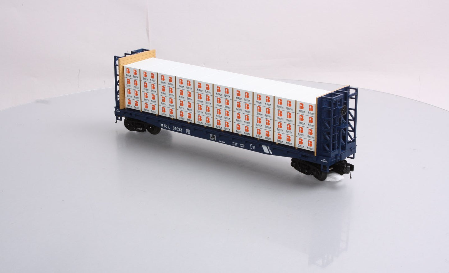 MTH 20-98661 Montana Rail Link Flat w/Bulkheads
