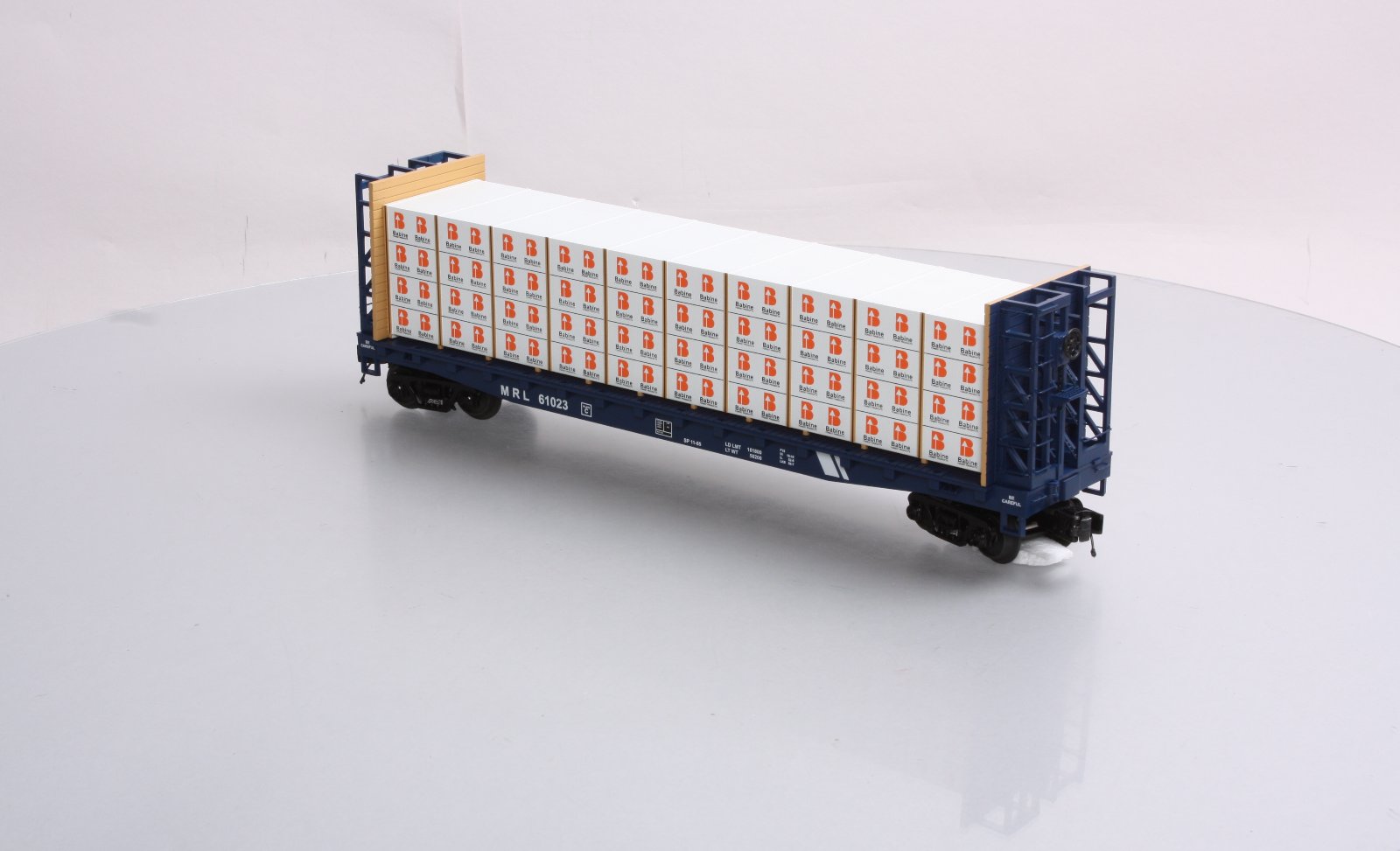 MTH 20-98661 Montana Rail Link Flat w/Bulkheads