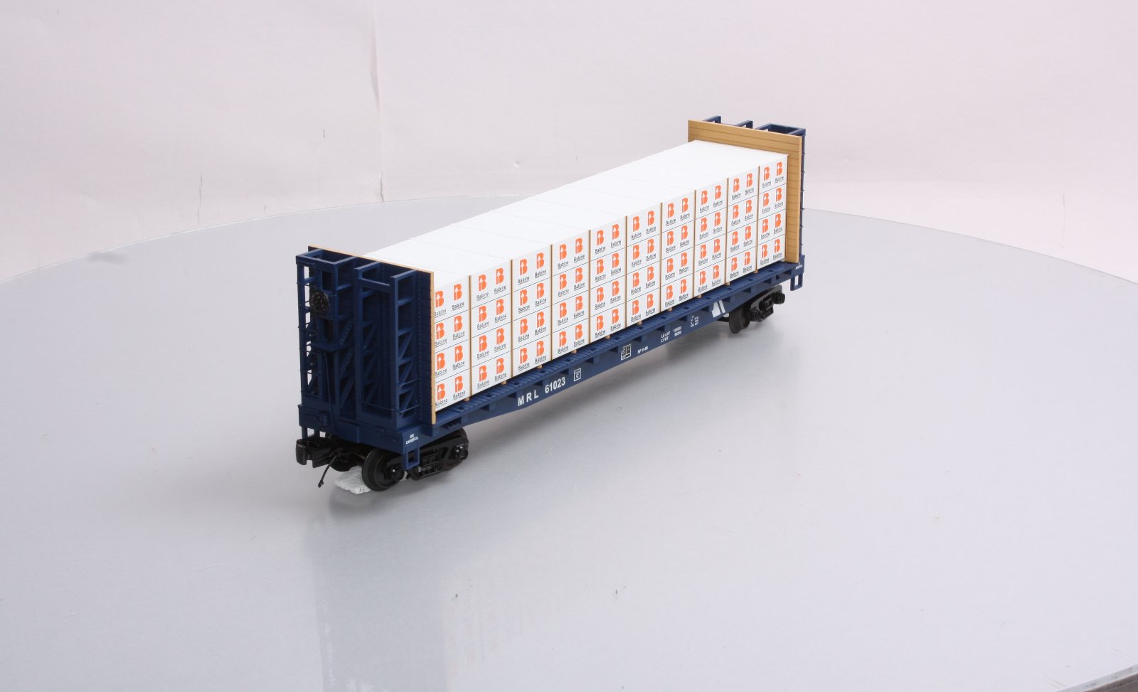 MTH 20-98661 Montana Rail Link Flat w/Bulkheads