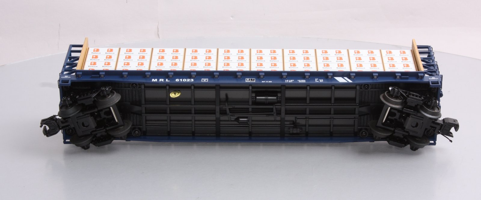 MTH 20-98661 Montana Rail Link Flat w/Bulkheads