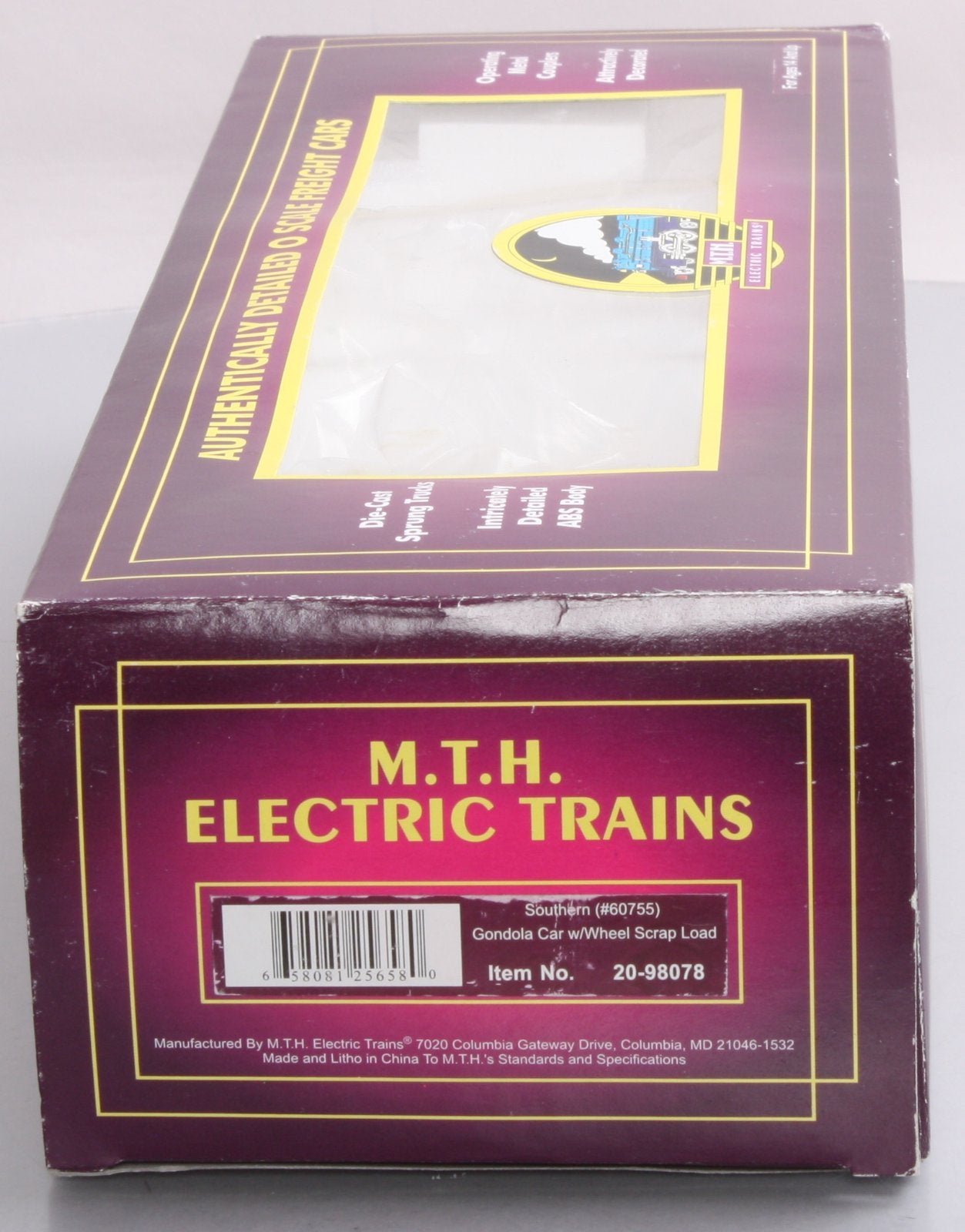 MTH 20-98078 Southern Gondola w/Wheel Scrap Load