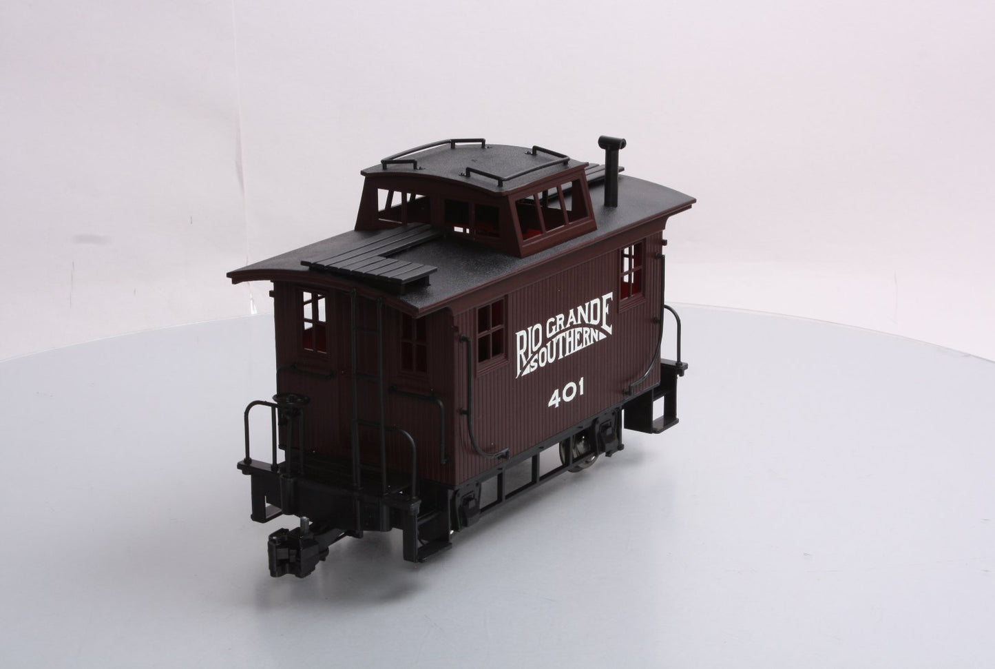 Bachmann 93142 G Rio Grande Southern 4-Wheel Wood Bobber Caboose #401
