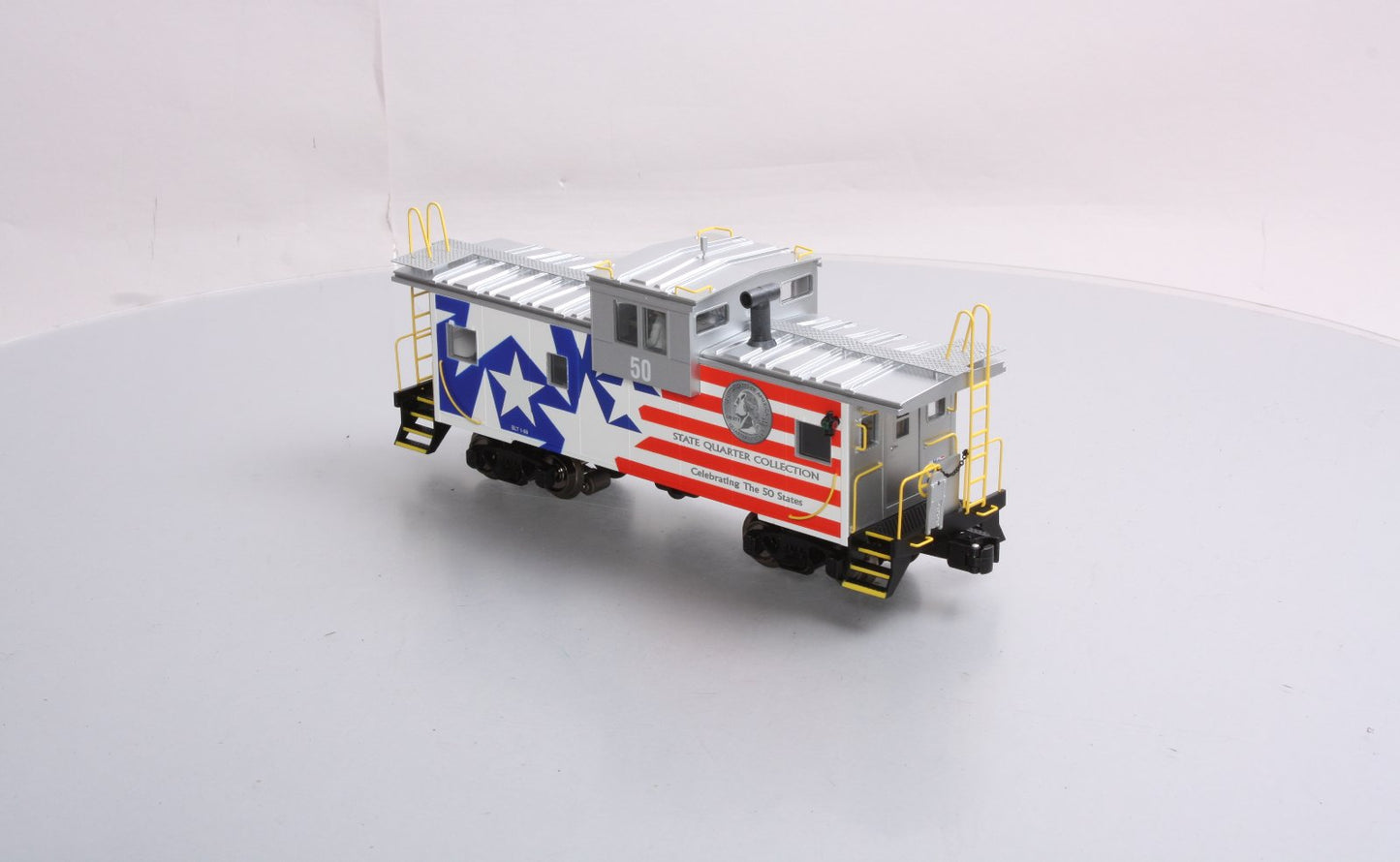 Lionel K-Line 6-22312 O US Quarter Commemorative Series Illuminated Caboose #50