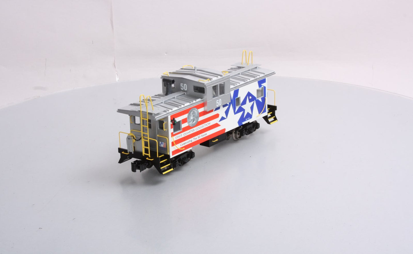 Lionel K-Line 6-22312 O US Quarter Commemorative Series Illuminated Caboose #50