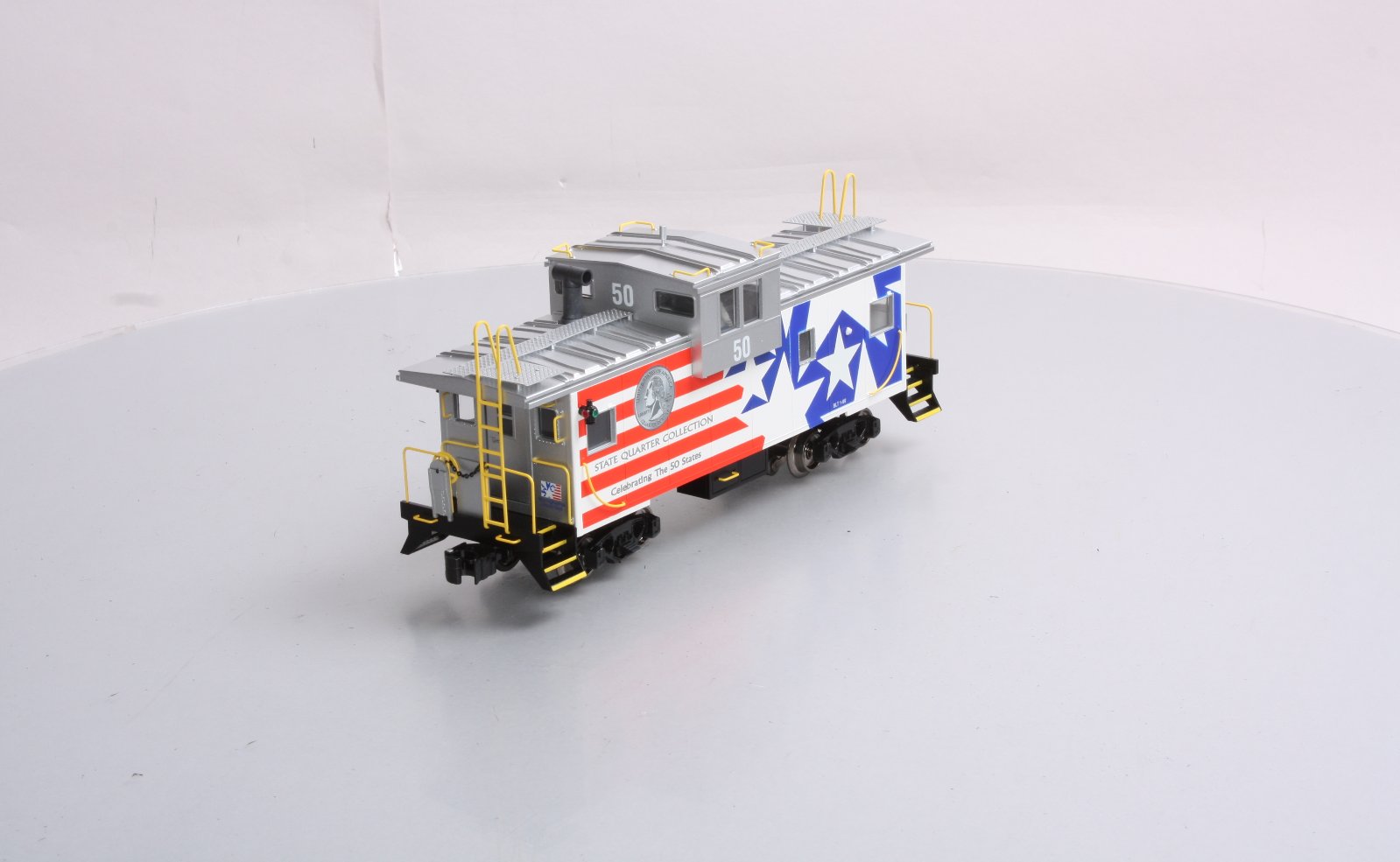 Lionel K-Line 6-22312 O US Quarter Commemorative Series Illuminated Caboose #50