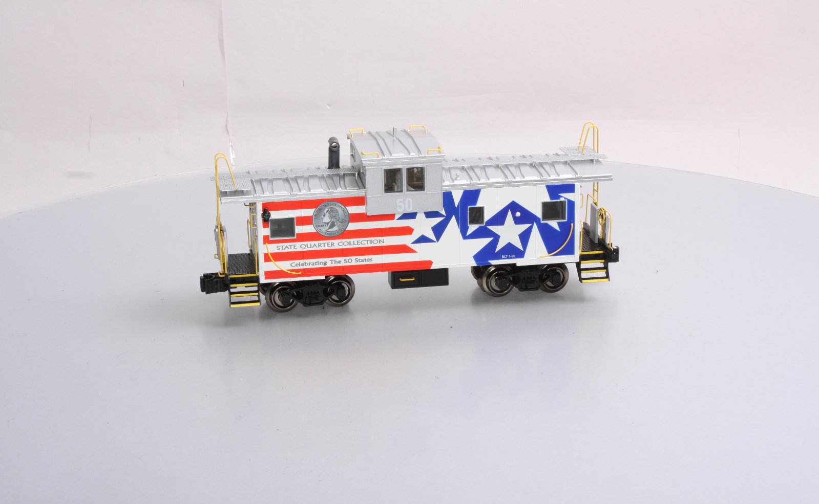 Lionel K-Line 6-22312 O US Quarter Commemorative Series Illuminated Caboose #50