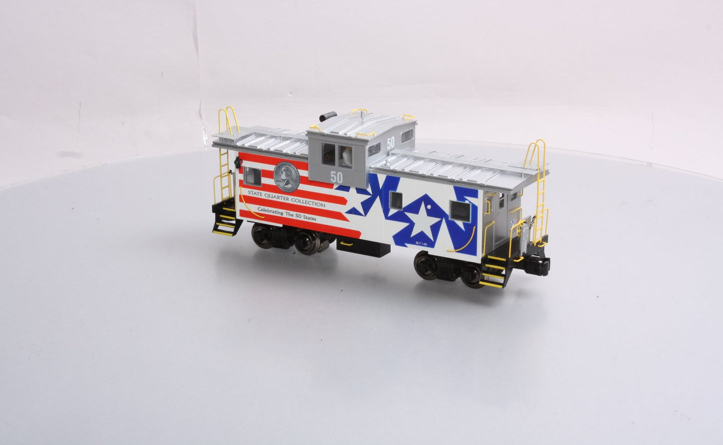 Lionel K-Line 6-22312 O US Quarter Commemorative Series Illuminated Caboose #50