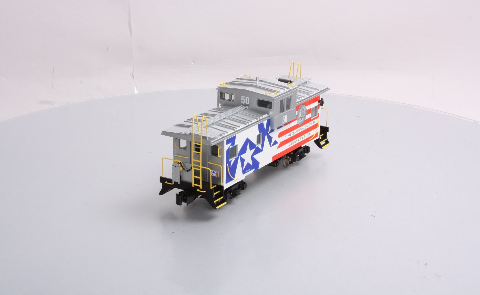 Lionel K-Line 6-22312 O US Quarter Commemorative Series Illuminated Caboose #50