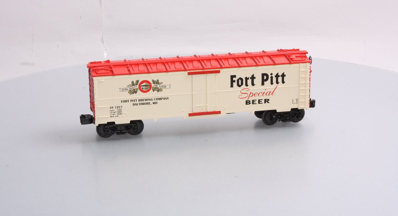 MTH 30-78058 O Gauge Fort Pitt Special Modern Reefer Car #1957