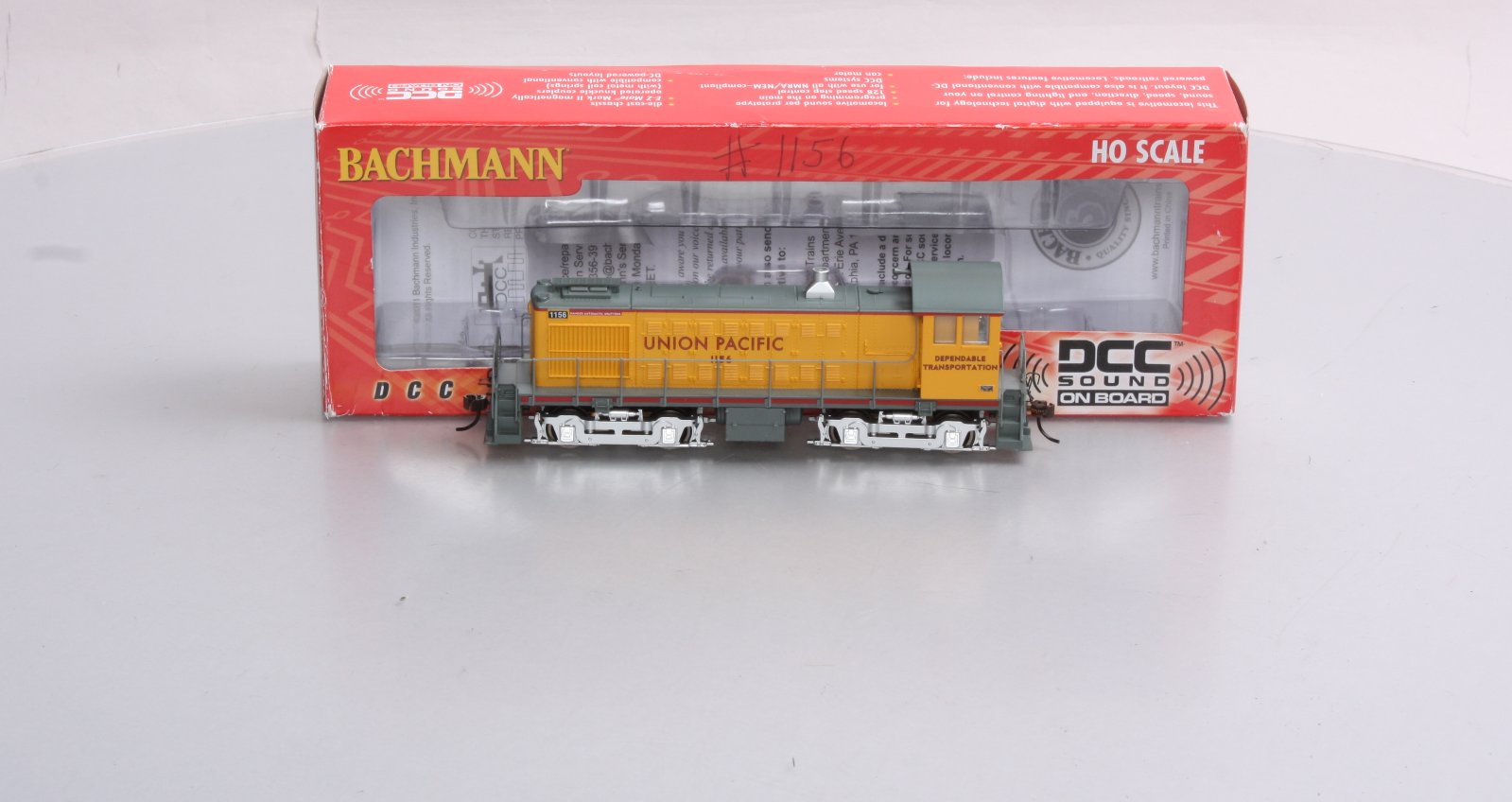 Bachmann 63205 HO Union Pacific Alco S4 Diesel Locomotive #1156 w/DCC & Sound