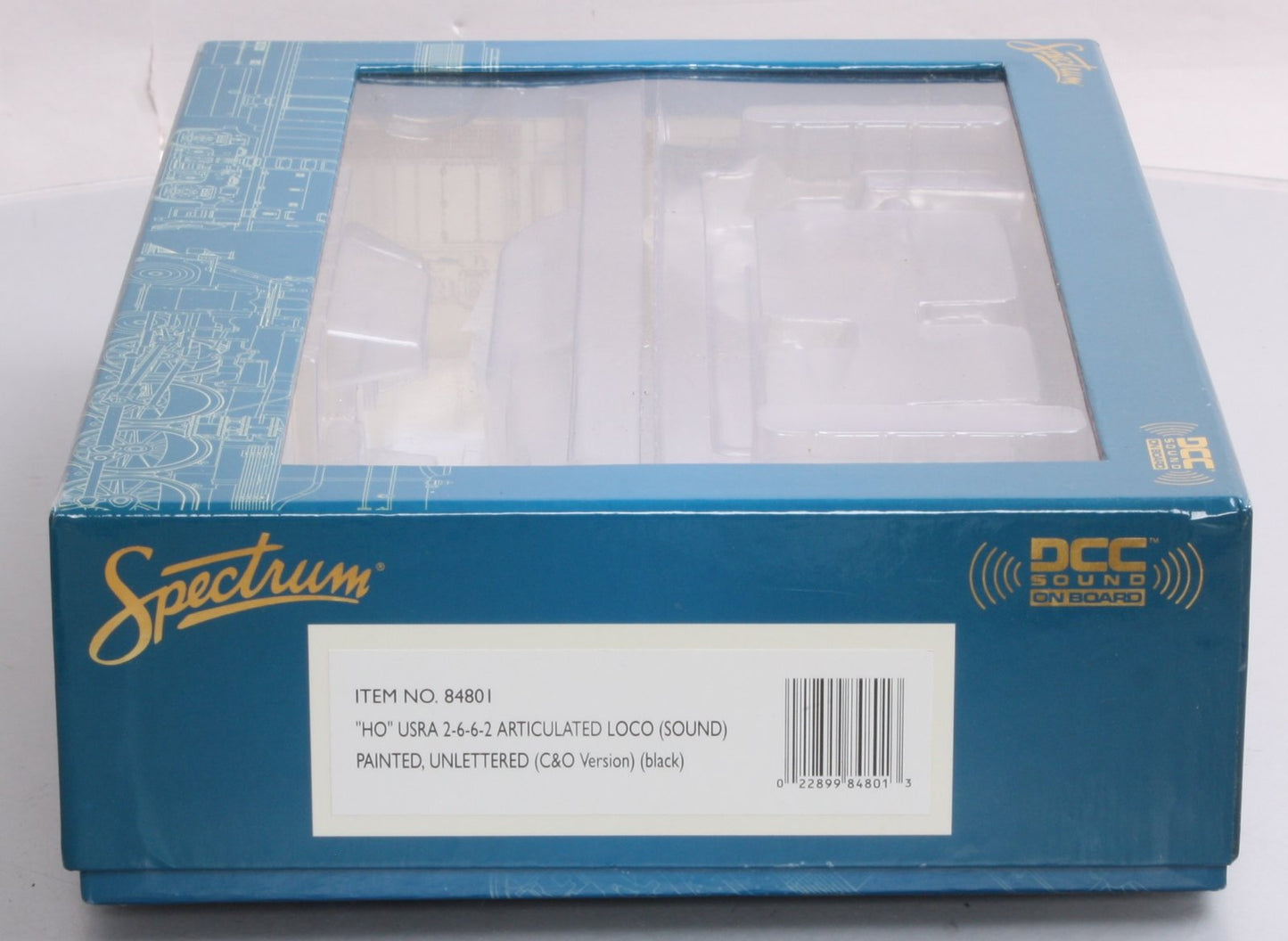 Bachmann 84801Spectrum Undecorated 2-6-6-2 w/DCC Sound on Board