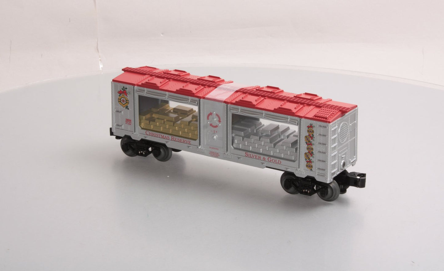 Lionel 6-29699 O Gauge Silver and Gold Christmas Mint Car