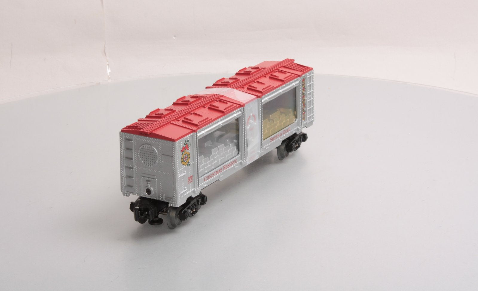 Lionel 6-29699 O Gauge Silver and Gold Christmas Mint Car