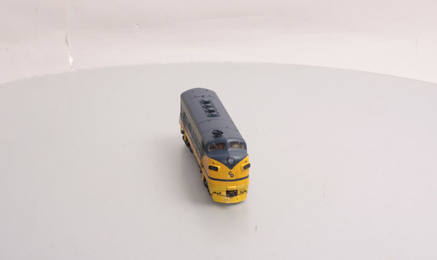 MTH HO 80-2109-1 HO Scale Chesapeake & Ohio F-7 Diesel Locomotive #7017