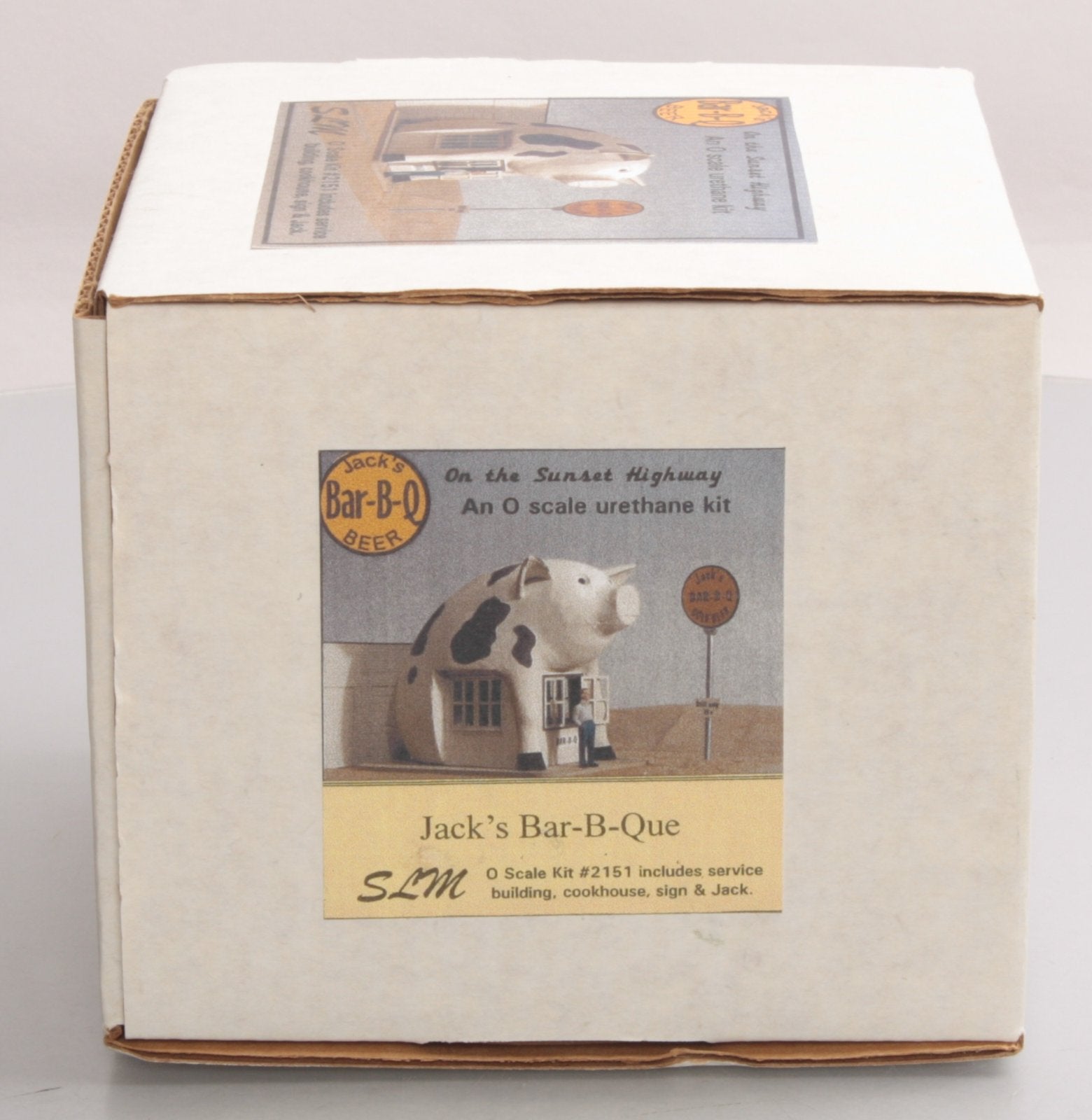 SLM 2151 O Scale Jack's Bar-B-Que Pig Urethane Kit. Does not include instruction