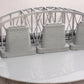 MTH 40-1101 30" Long Silver Steel Arch Bridge