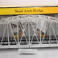 MTH 40-1101 30" Long Silver Steel Arch Bridge