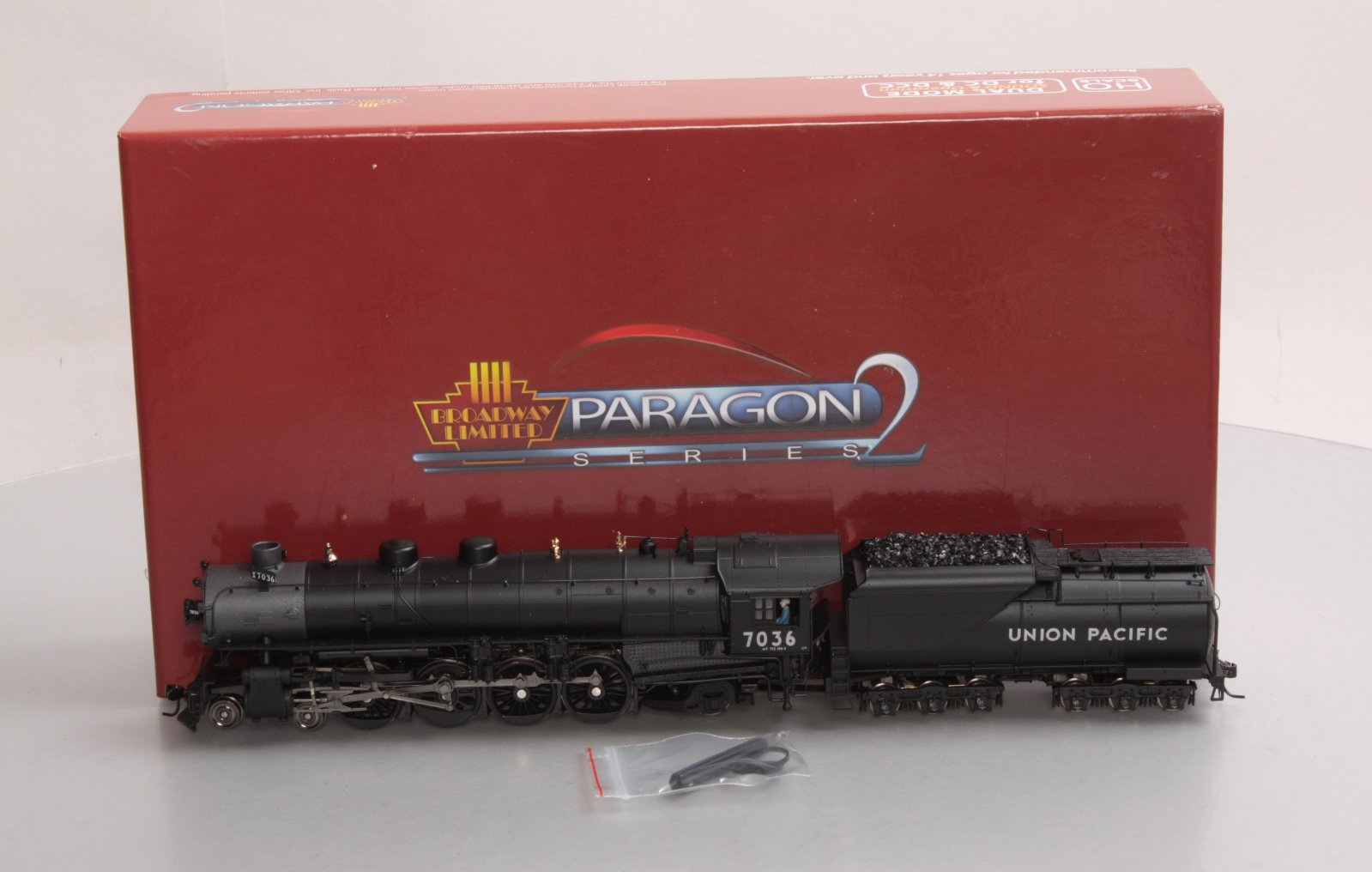 Broadway Limited 2203 HO Union Pacific Class MT-73 4-8-2 with Coal Tender #7036