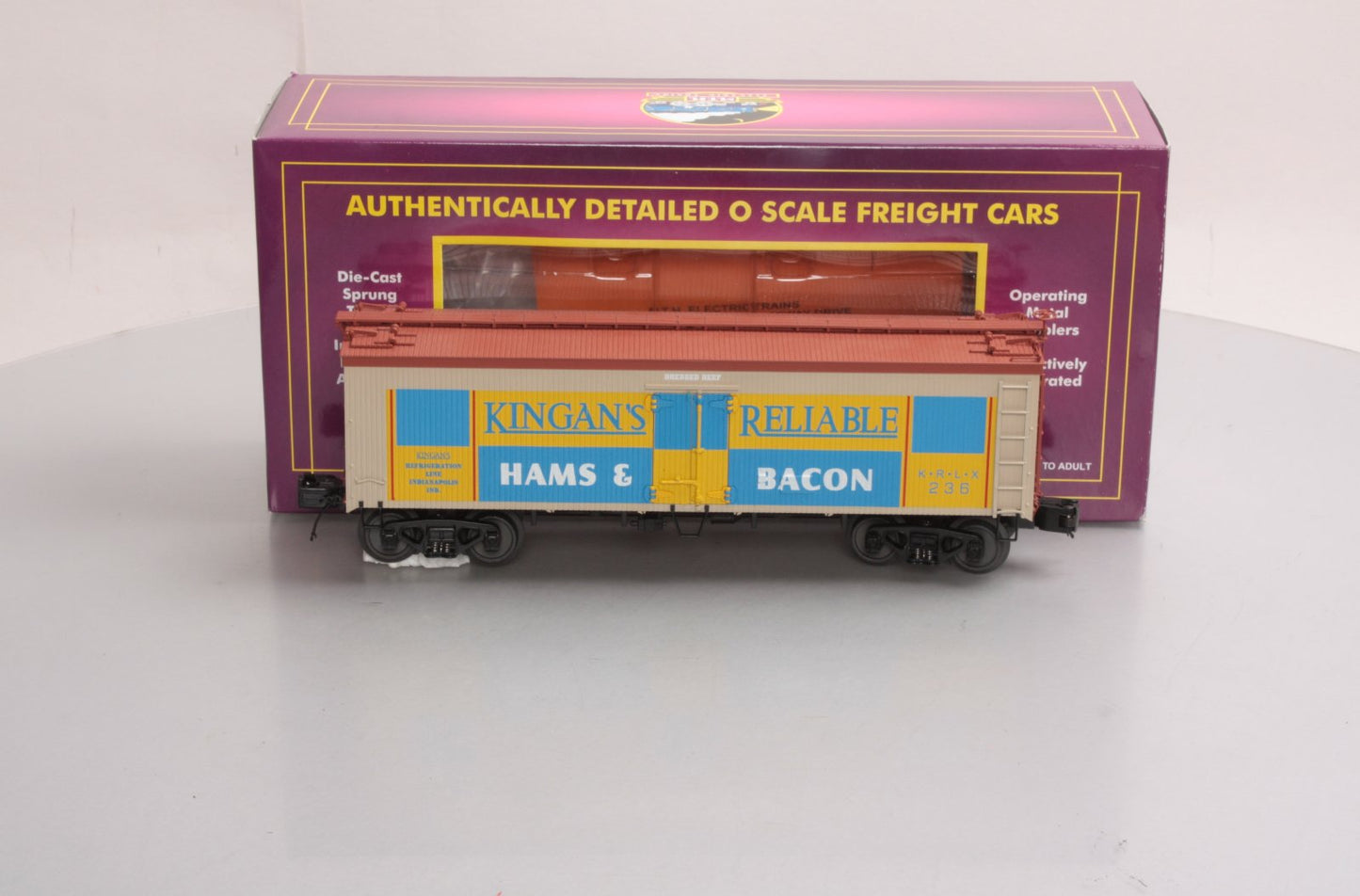 MTH 20-94302 Kingan's Reliable 36' Wood Reefer #236