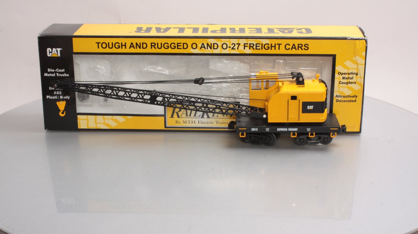 MTH 30-79360 O Caterpillar American Crane Car