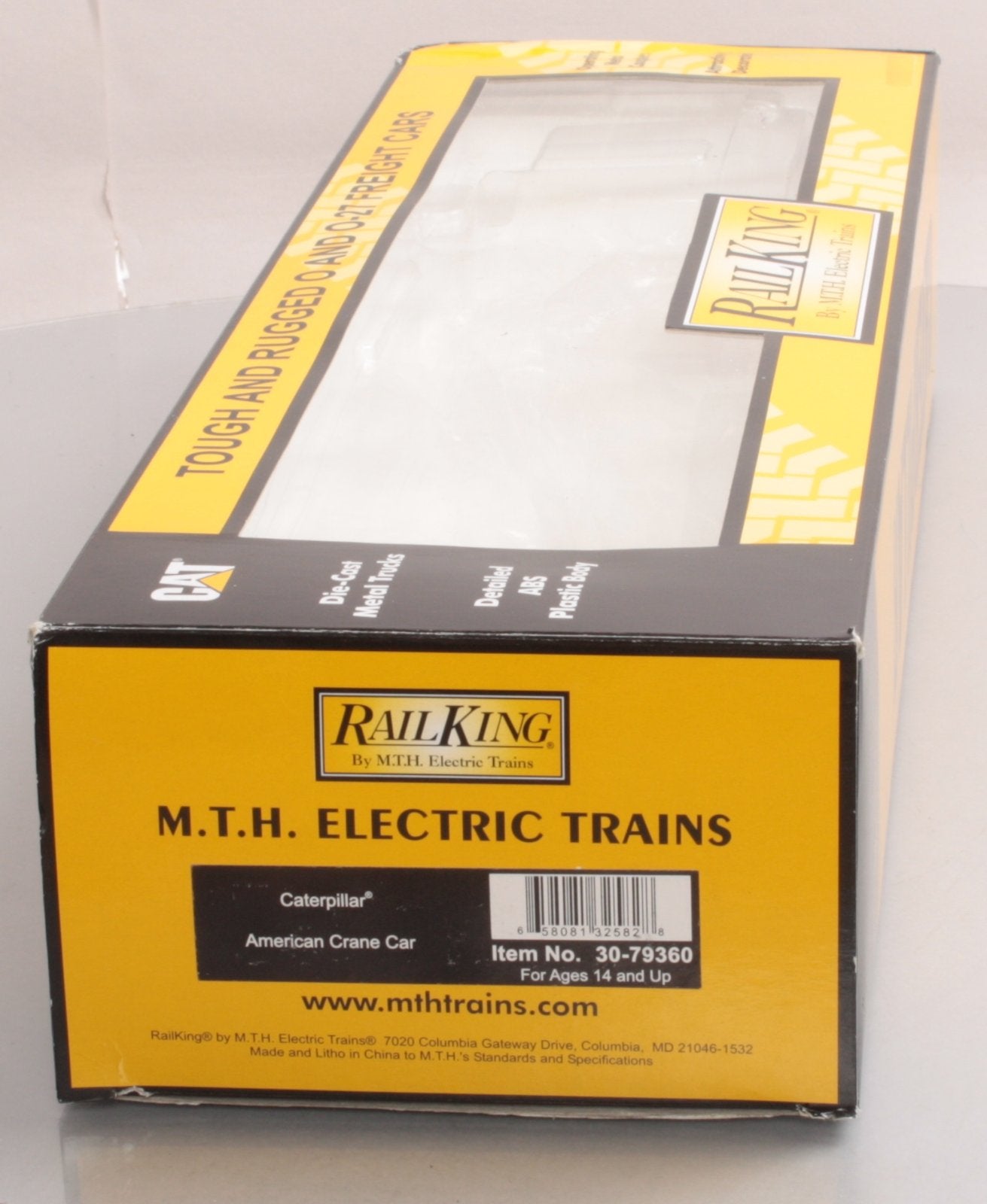 MTH 30-79360 O Caterpillar American Crane Car
