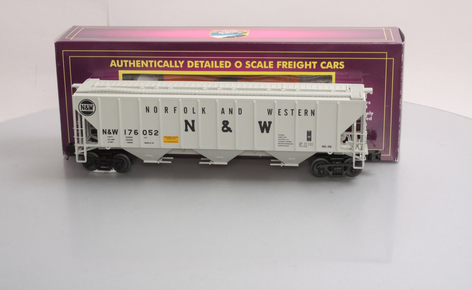 MTH 20-97255 Norfolk & Western Ps-2CD High-Sided Hopper Car