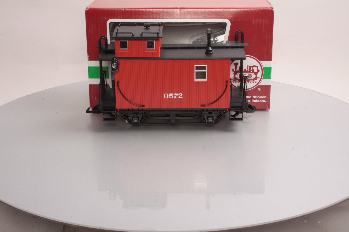 LGB 43653 Bobber Caboose #0572 (Metal Wheels)