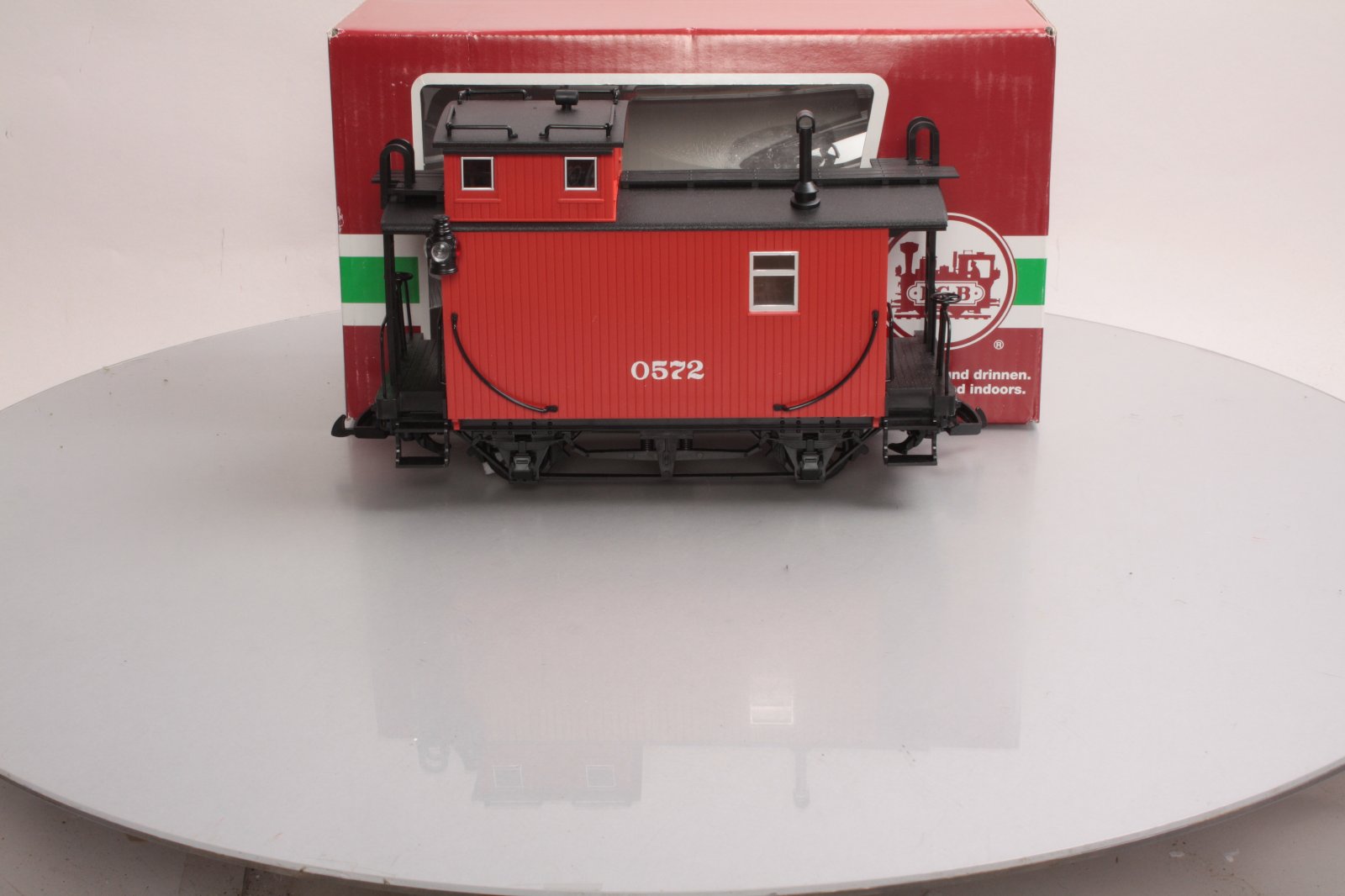 LGB 43653 Bobber Caboose #0572 (Metal Wheels)