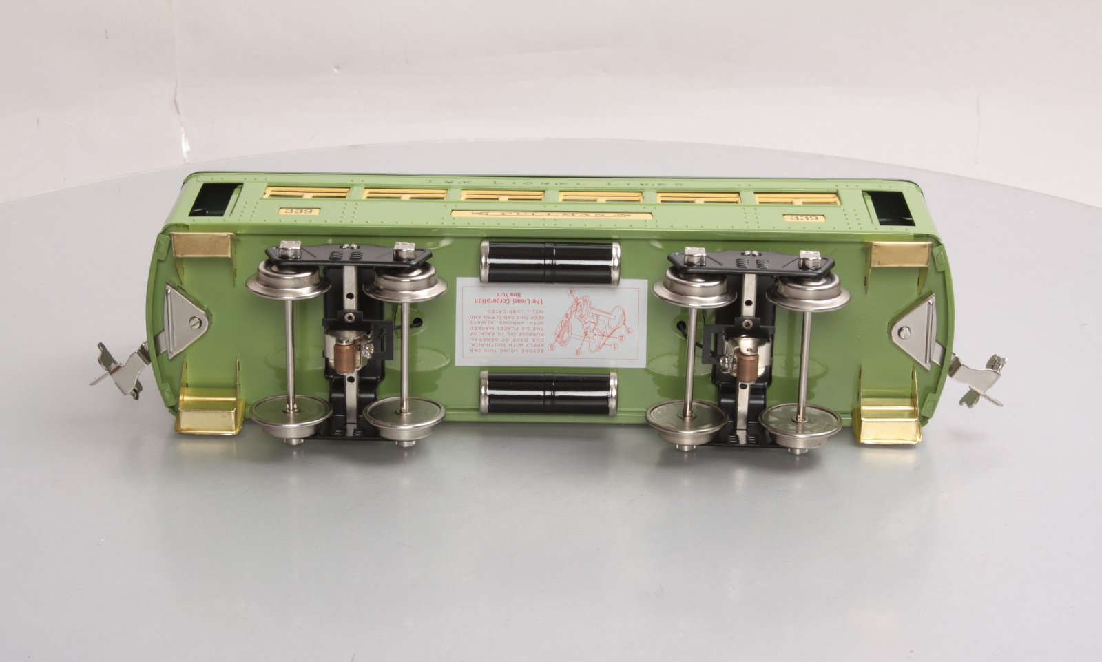 MTH 11-40002 Std. Gauge Green Lionel Lines Pullman Passenger Car #339