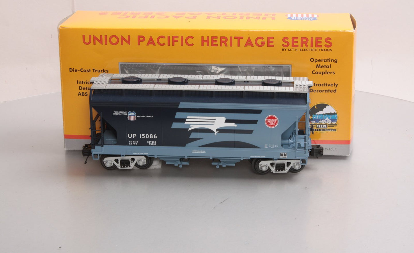 MTH 20-97650 Missouri Pacific 2-Bay Centerflow Hopper
