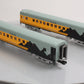 MTH 20-69140 O DRG 70’ Streamlined Coach/Coach Passenger Car Set (Set of 2)