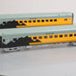 MTH 20-69140 O DRG 70’ Streamlined Coach/Coach Passenger Car Set (Set of 2)