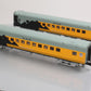 MTH 20-69140 O DRG 70’ Streamlined Coach/Coach Passenger Car Set (Set of 2)