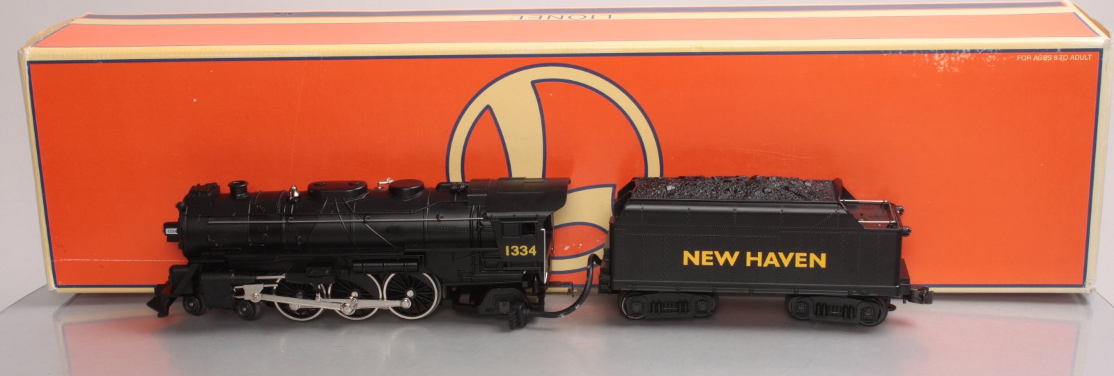 Lionel 6-18085 O New Haven Pacific 4-6-2 Steam Locomotive & Tender #1334