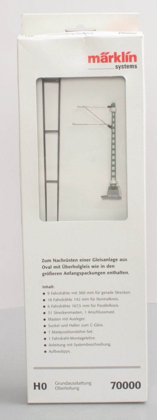 Marklin 70000 HO Scale Basic Catenary Assortment