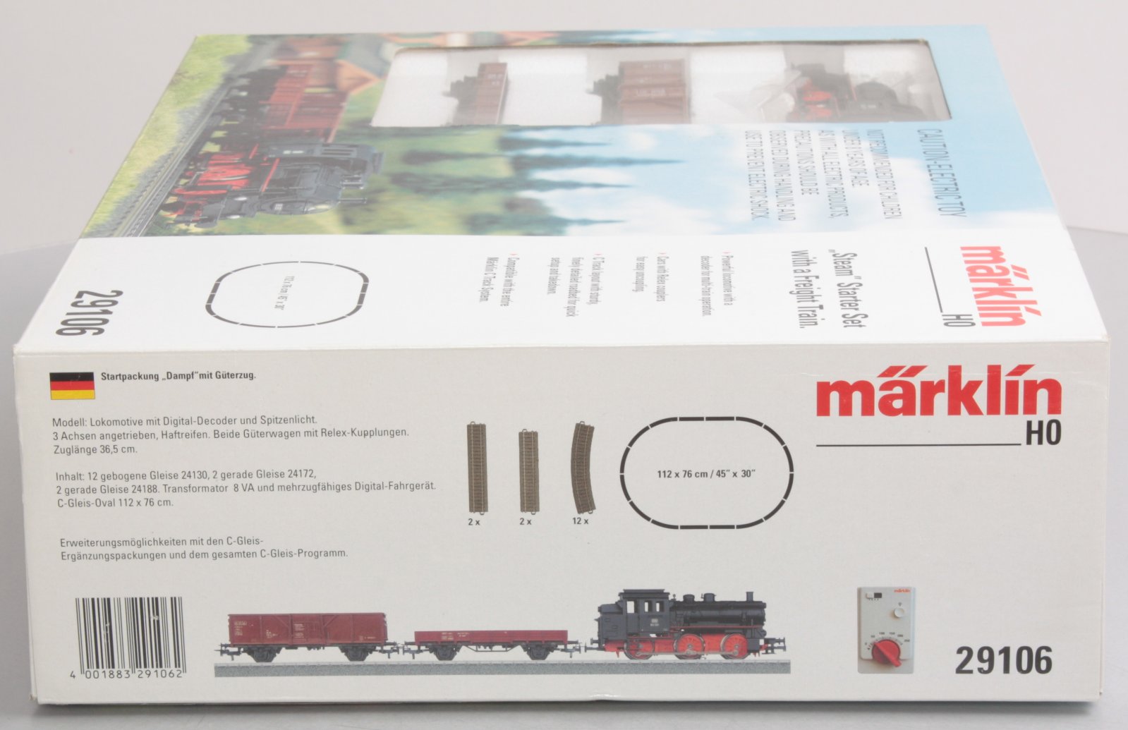 Marklin 29106 HO Deutsche Bahn Steam Freight Train Set