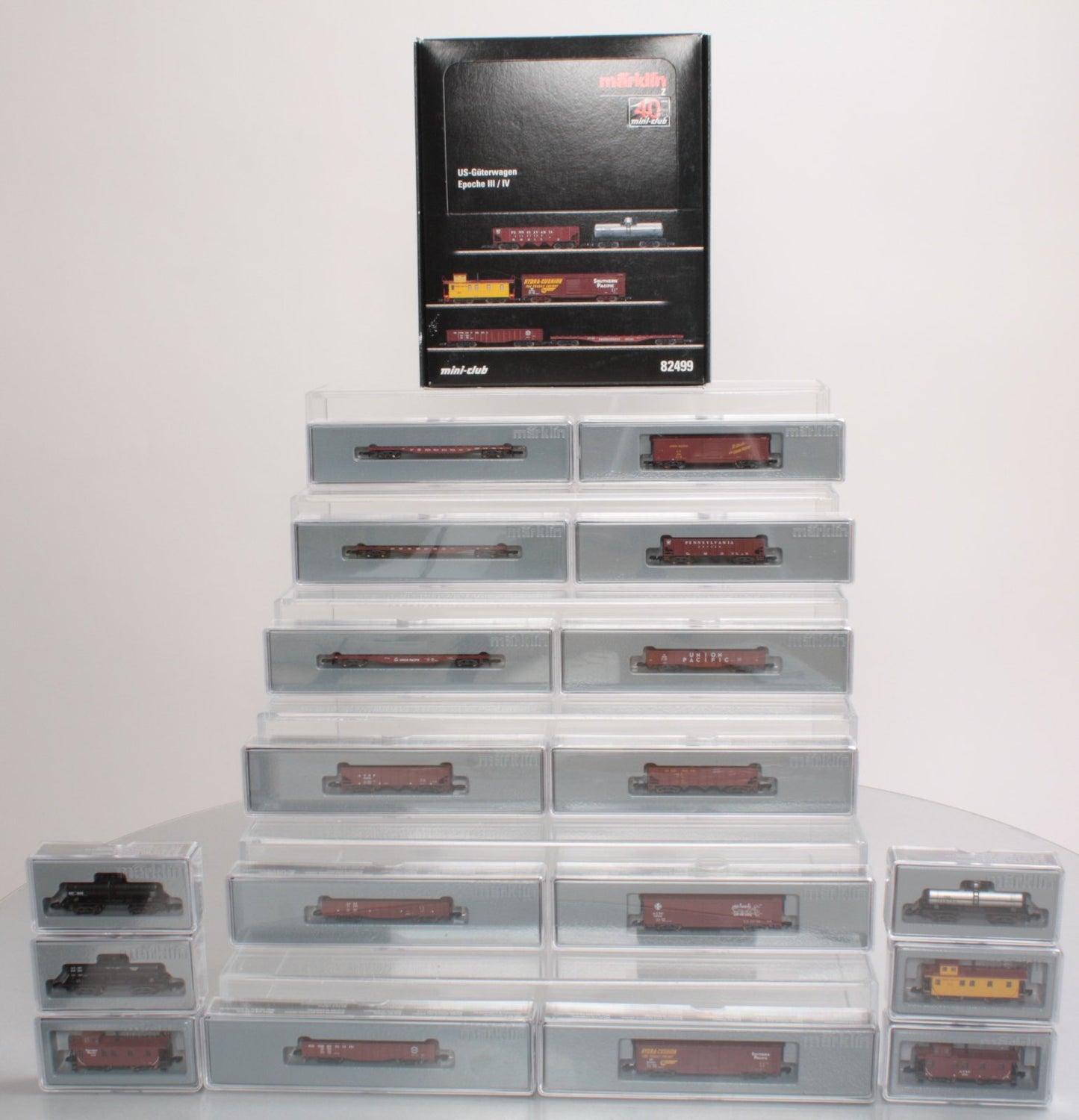 Marklin 82499 Z American Freight Car Set (Set of 18)