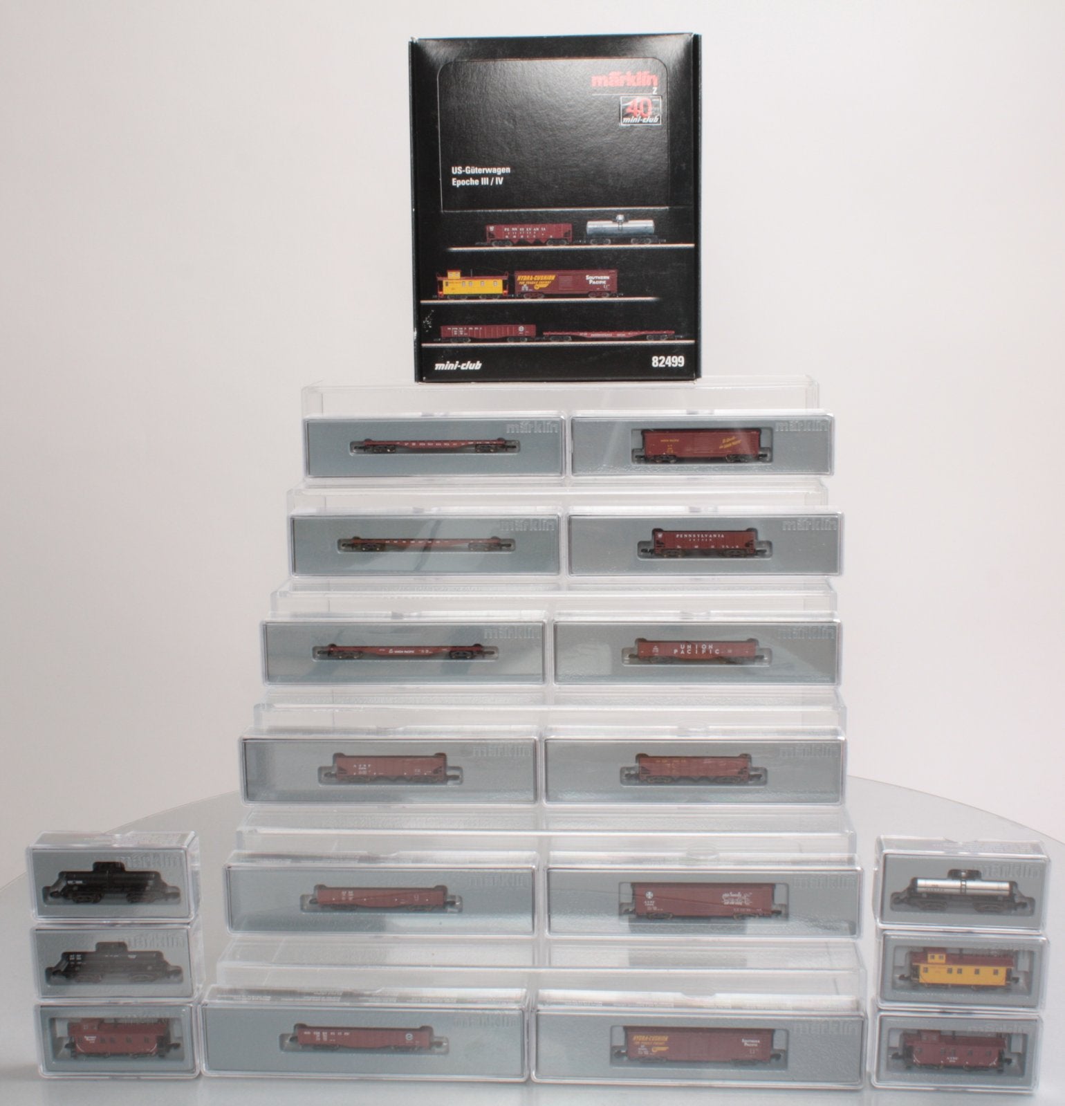 Marklin 82499 Z American Freight Car Set (Set of 18)