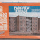 Walthers 933-3176 HO Brown W/Light Gray Parkview Terrace Background Building Kit