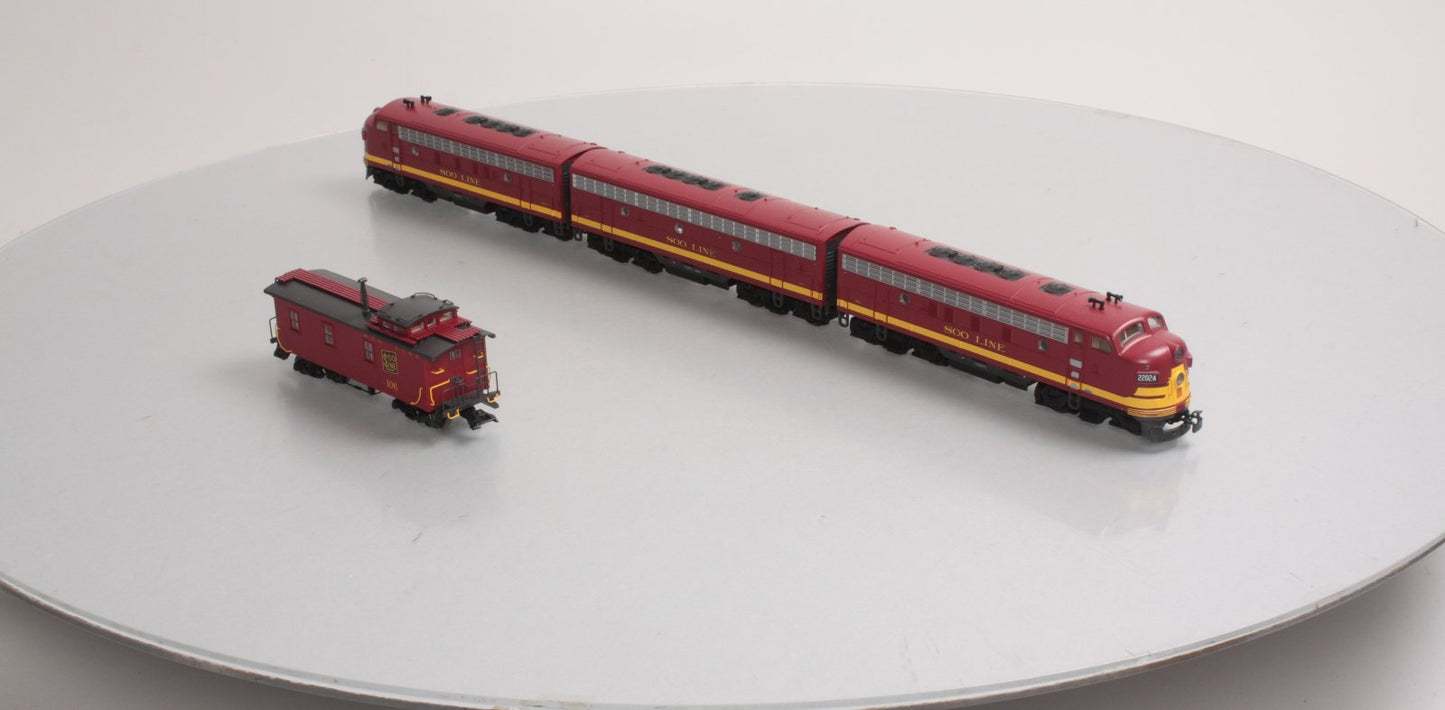 Marklin 39620 SOO Line EMD F7 A-B-A HO Gauge Diesel Train Set