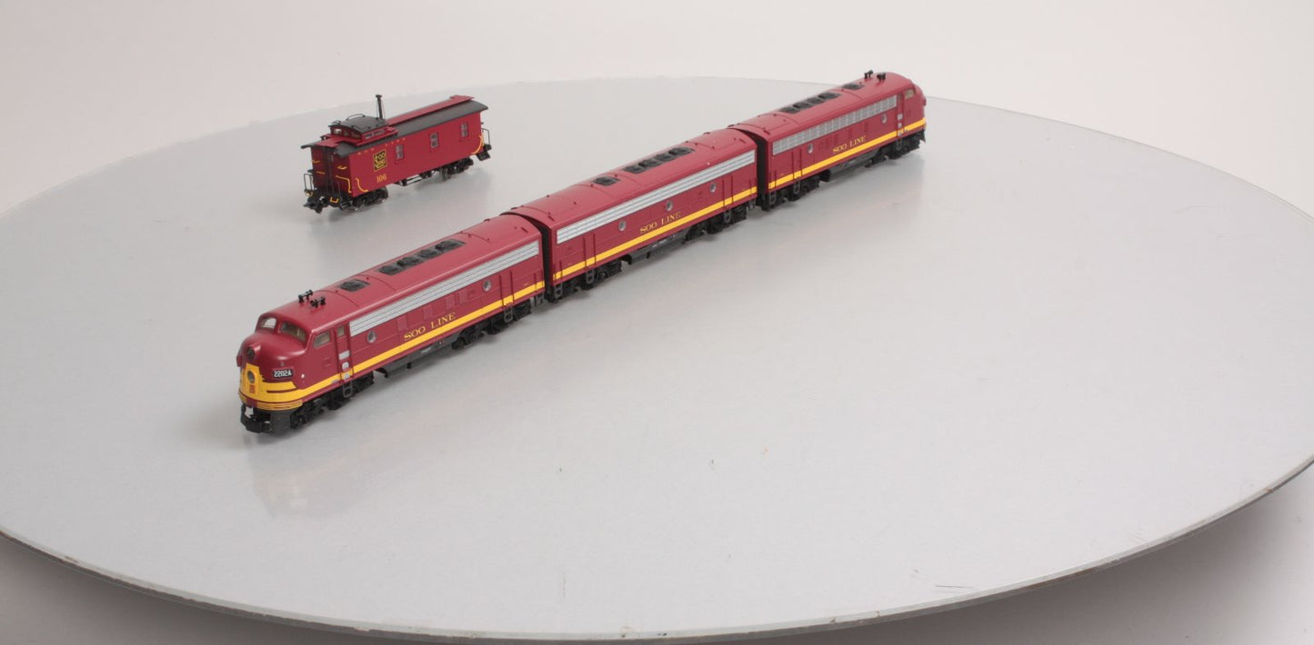 Marklin 39620 SOO Line EMD F7 A-B-A HO Gauge Diesel Train Set
