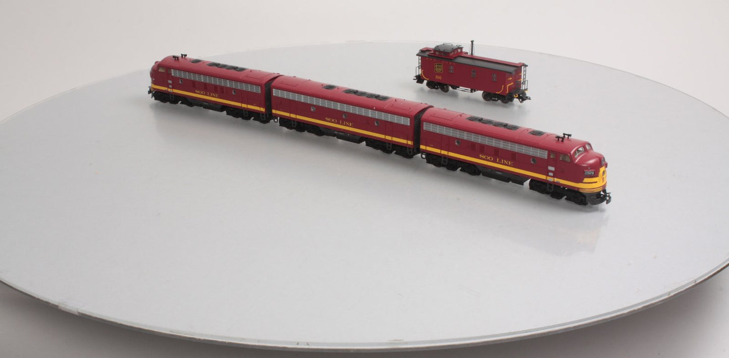 Marklin 39620 SOO Line EMD F7 A-B-A HO Gauge Diesel Train Set