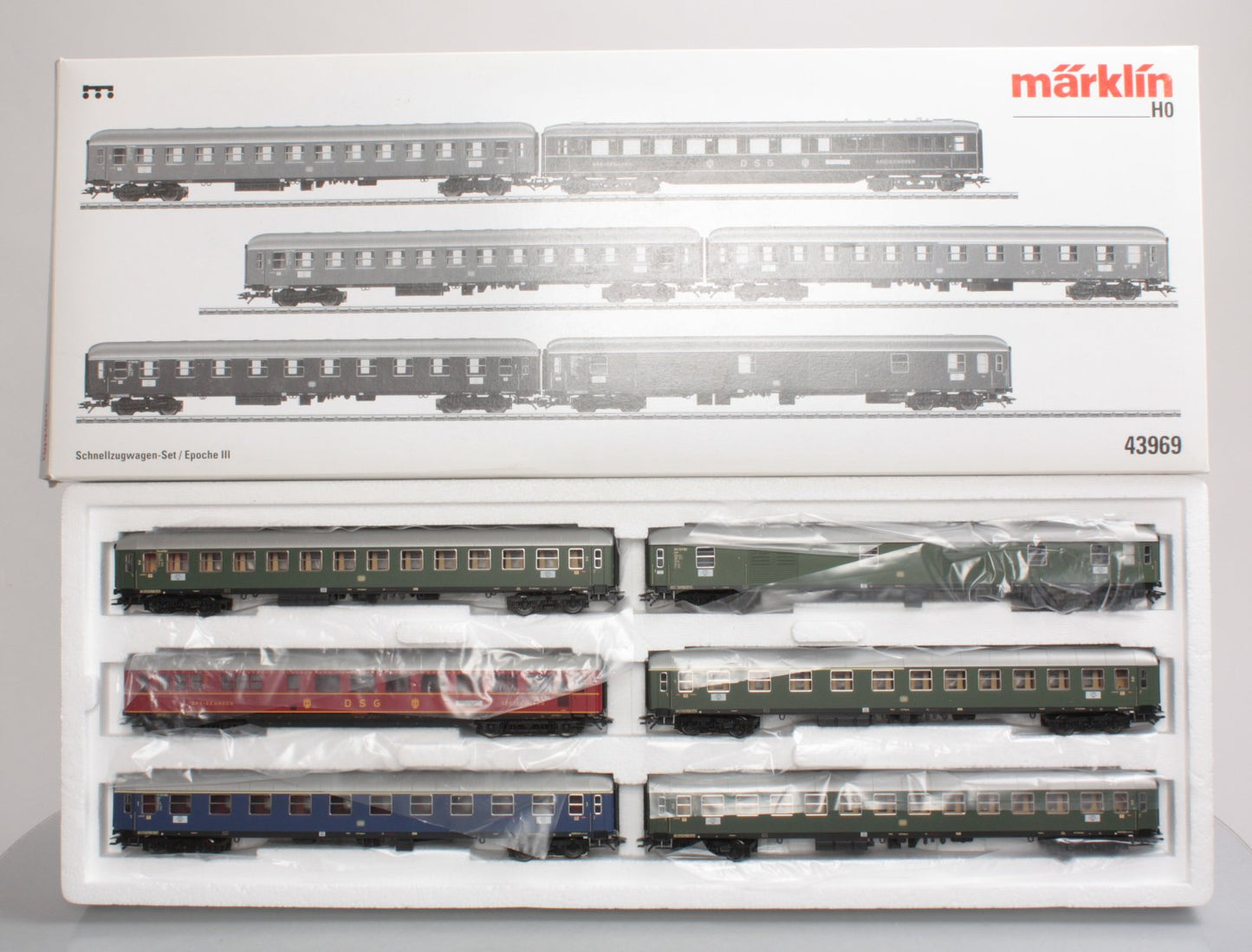 Marklin 43969 Insider Exp Pass Set DB 6