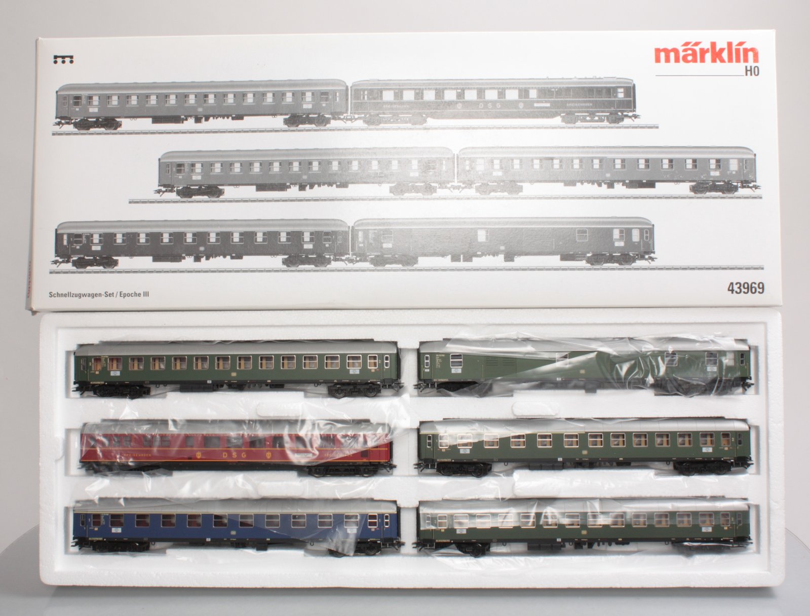 Marklin 43969 Insider Exp Pass Set DB 6
