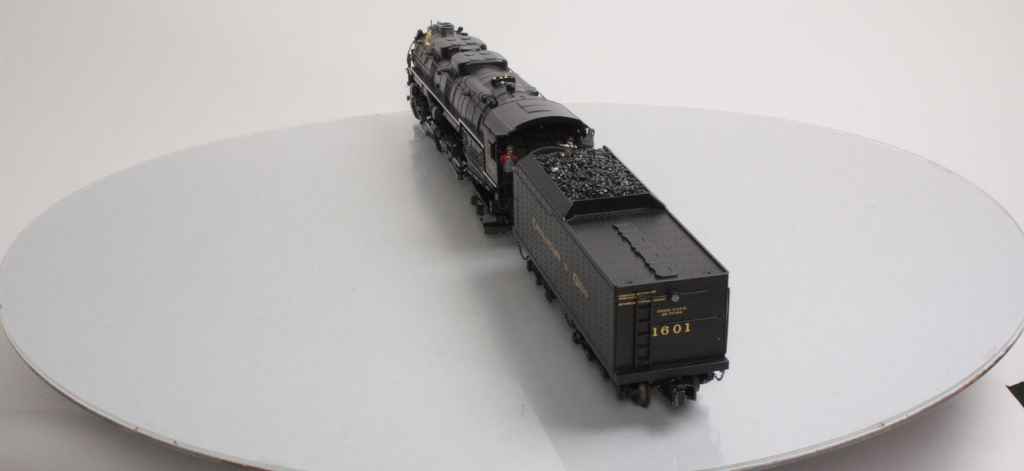 MTH 30-1504-1 C&O 2-6-6-6 Allegheny Steam Engine w/PS 2.0 #1601