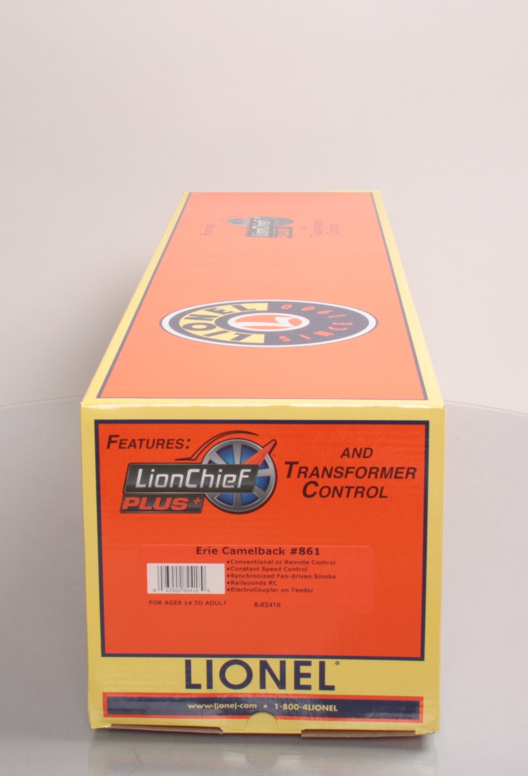 Lionel 6-82418 O Erie LionChief Plus Camelback Steam Locomotive #861