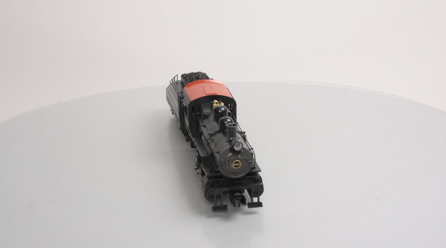MTH 30-1449-1 PRR 0-6-0 B-6 Steam Switcher and Tender w/PS2 #660