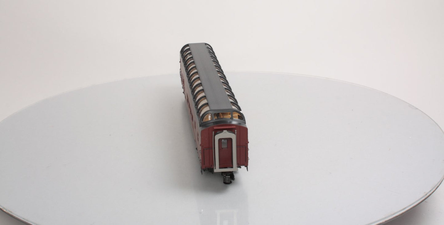 MTH 20-67135 Pennsylvania 70’ ABS Full Length Vista Dome Passenger Car Smooth V2