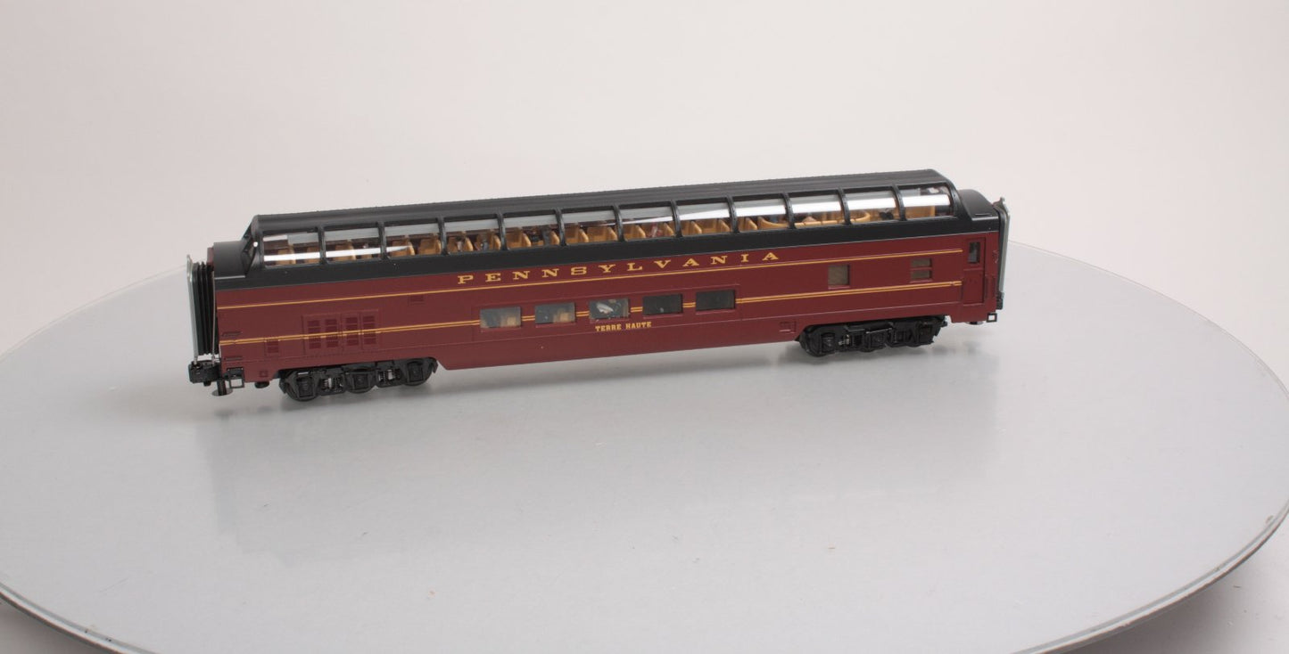 MTH 20-67135 Pennsylvania 70’ ABS Full Length Vista Dome Passenger Car Smooth V2