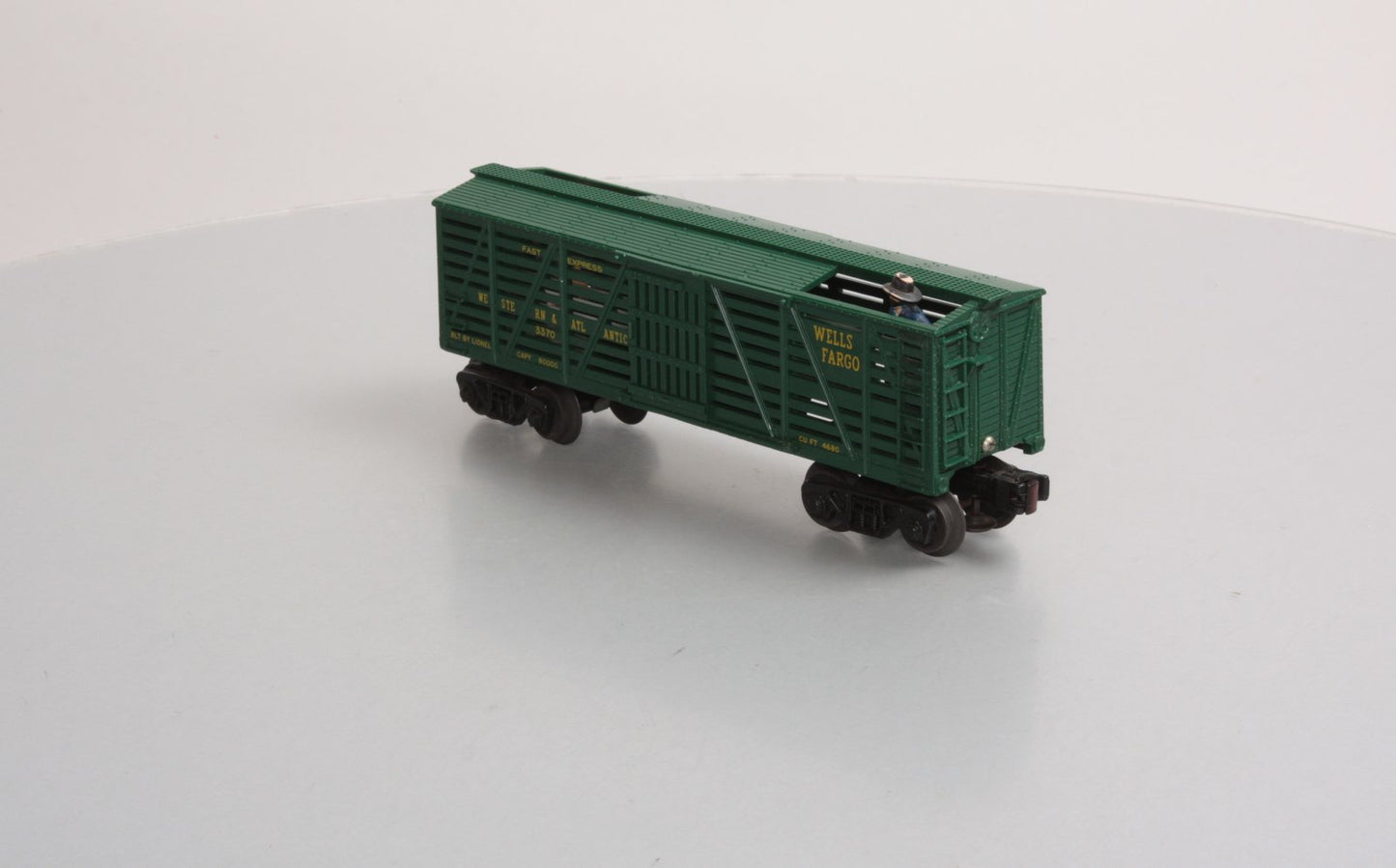 Lionel 3370 Vintage O Wells Fargo Operating Sheriff & Outlaw Car